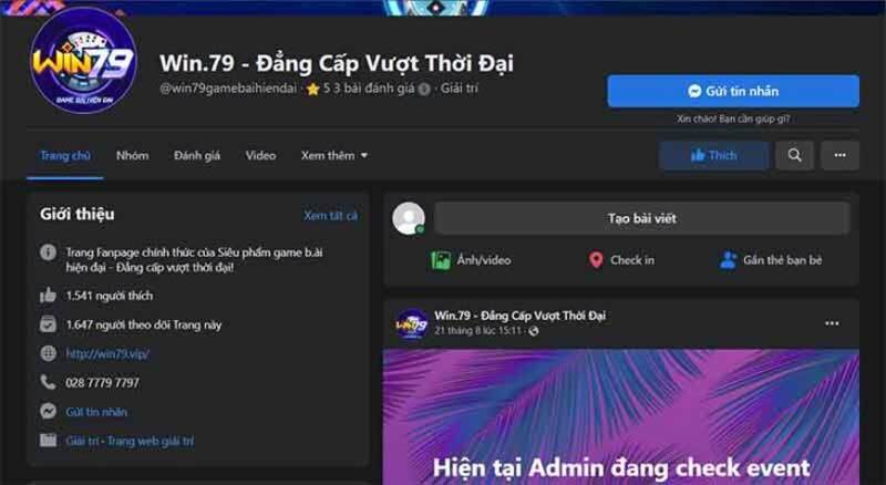 liên hệ Win79 Vip