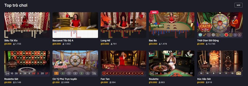 Những sòng cá cược casino hàng đầu hiện đang có mặt tại Win79