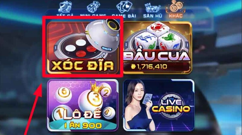 Xóc đĩa là chuyên mục khá được yêu thích tại Win79 Club