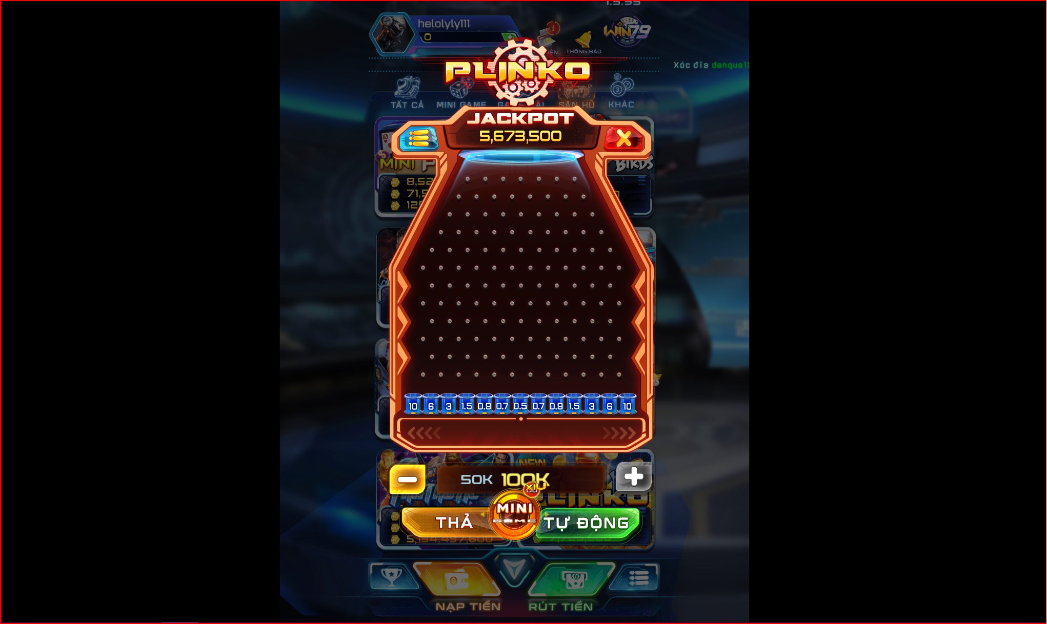 Plinko Win79