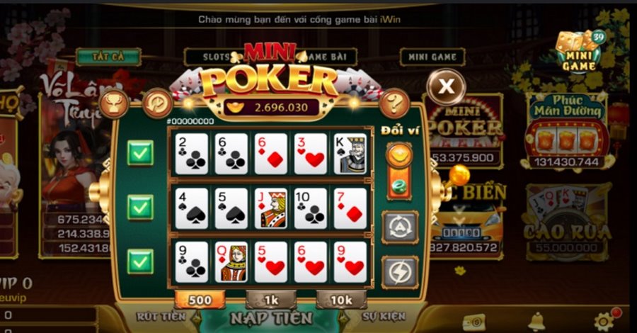 Bí kí chơi Mini Poker Win79